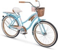Open Box Huffy 24" Panama Jack Women's Beach Cruiser Bike - Sky Blue