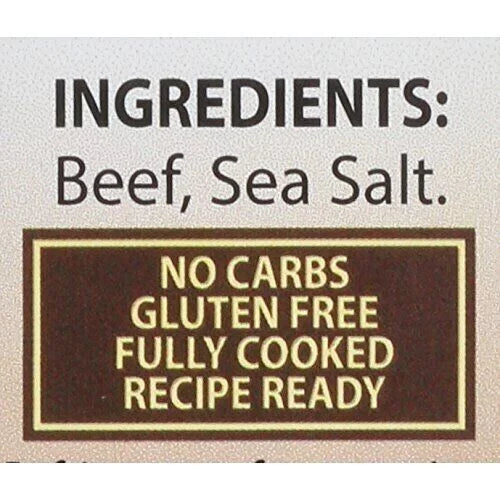 Ground Beef 14 oz Can Fully Cooked, Emergency Food for Camping Hiking Z34738