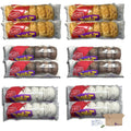 Tribeca Curations | Dolly Madison Donut Gems Mini Donuts Donettes Variety Pack | 12 Packs (72 Donuts)