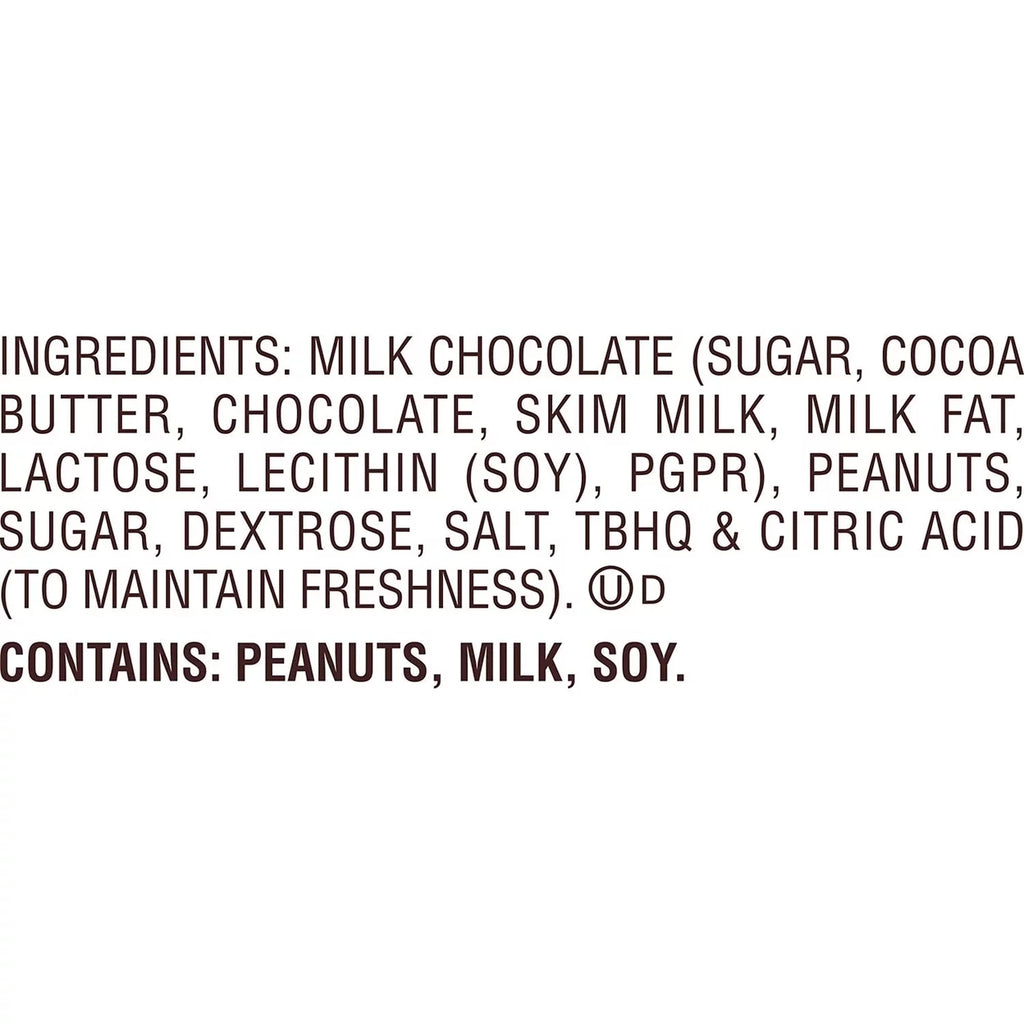 Milk Chocolate Peanut Butter Snack Size Cups Candy L53499