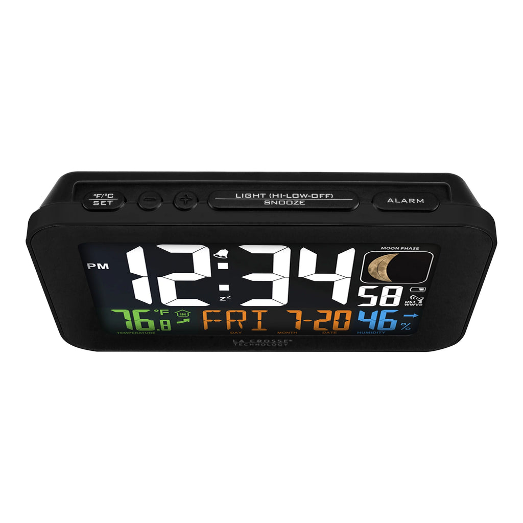 Corded Electric LED Atomic Alarm Clock with USB Charging Port C64600