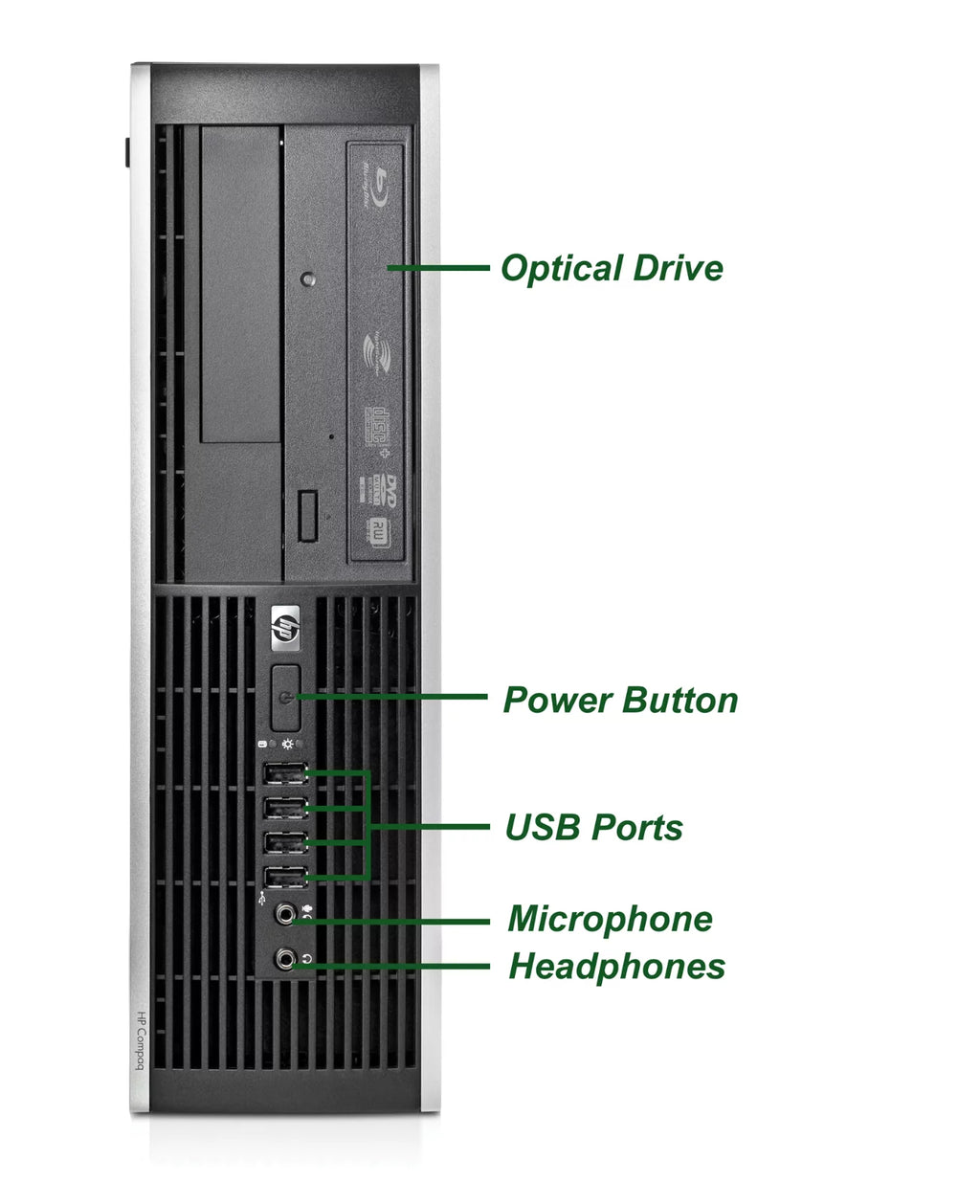 Refurbished Desktop PC, Intel Core i5, 16GB RAM, 500GB HDD + 240GB SSD, WiFi, Windows 10 I386881