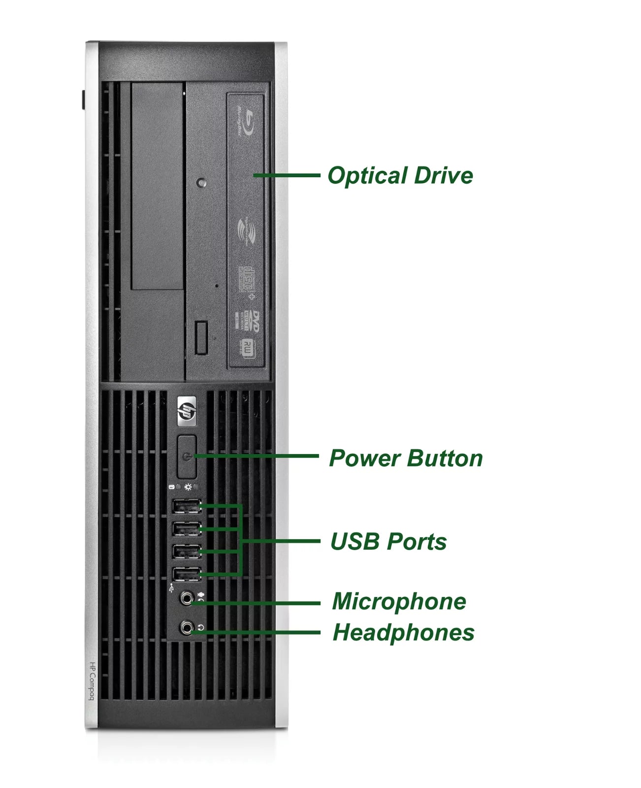 Refurbished Desktop PC, Intel Core i5, 16GB RAM, 500GB HDD + 240GB SSD, WiFi, Windows 10 I386881