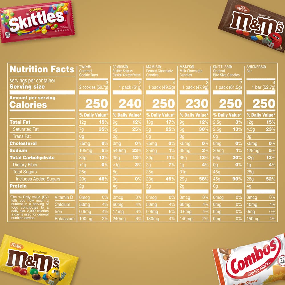 Candy Gift Box with 18 Full Size Chocolate Bars U166