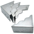 Metal Box Corner Guard 8 Pcs Large Retro Furniture Corner Protection Safety Corner Bumpers Antique Silver Decoration Desk Tool Box Cabinet Case Edge Cover Home Hardware Accessories