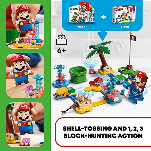 Super Mario Dorrie's Beachfront Expansion Set Building Kit U6386