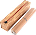 ChicWrap Butcher Block Parchment Paper Dispenser with 15"x 164' (205 Sq. Ft) Roll of Culinary Parchment Paper - Reusable Dispenser with Slide Cutter
