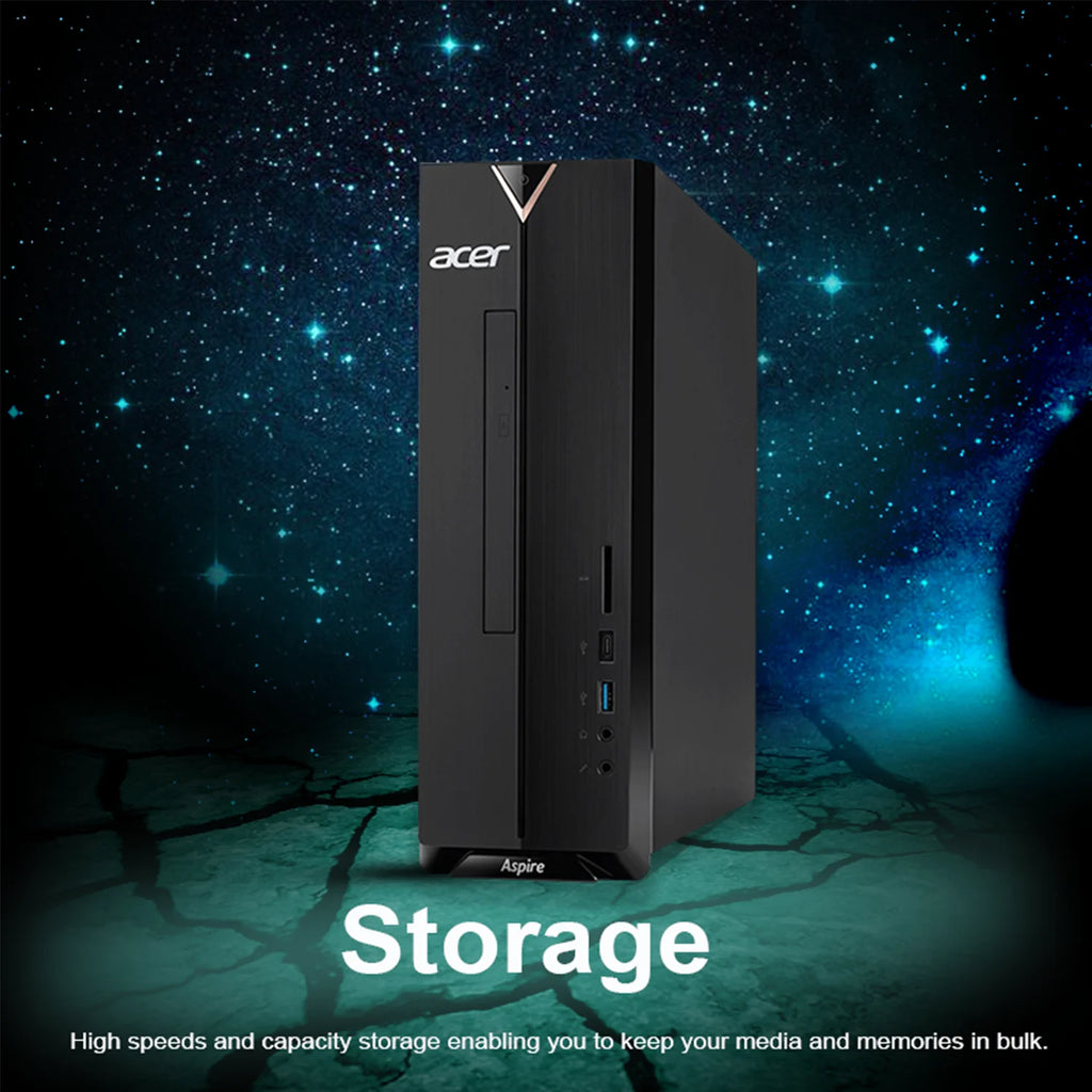 Desktop Tower Computer, Intel Celeron, 12GB RAM, 512GB SSD, Windows 11 Home J446281