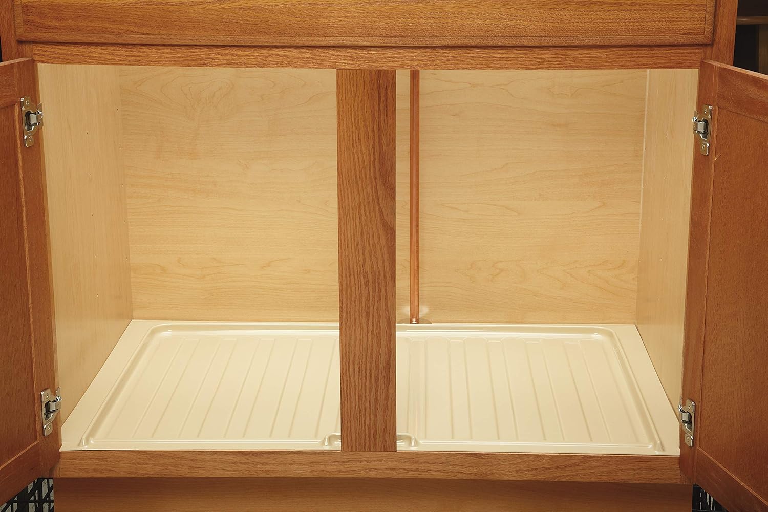 Under Sink Cabinet Drip Tray Mat Shelf Liner, Almond M7216