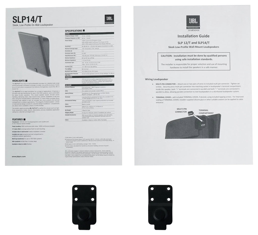 On Wall Mount 4" 70v Commercial Speakers with Amp X502706