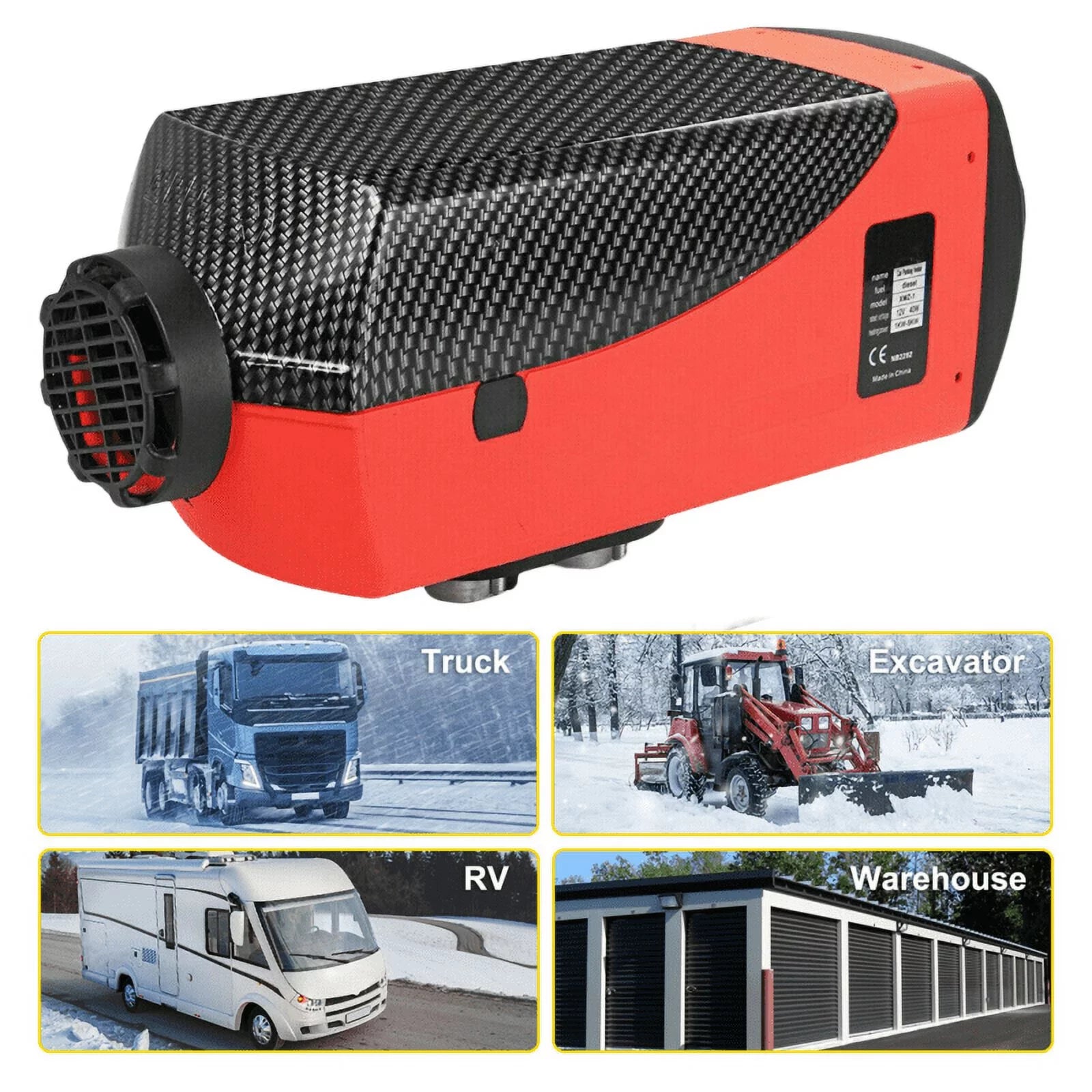 12V 8KW Diesel Air Heater with LCD Thermostat and Remote Control P8444