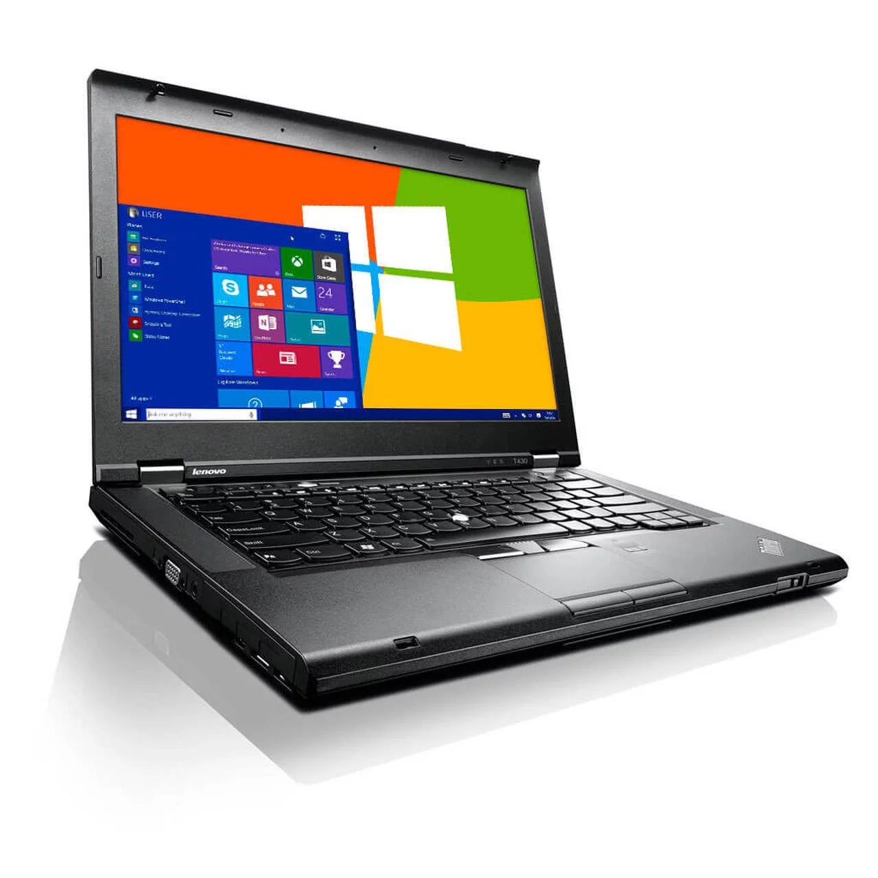 Lenovo ThinkPad T430 Laptop Computer, 2.60 GHz Intel i5 Dual Core Gen 3, 8GB DDR3 RAM, 128GB SSD Hard Drive, Windows 10 Home 64 Bit, 14" Widescreen Screen