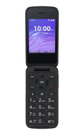 Restored TCL GO FLIP 4058W Large Button Keypad 4G LTE Flip Phone (Unlocked for All Carriers), Blue (Refurbished)