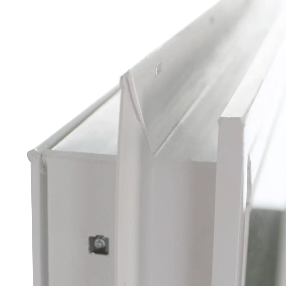 Double Pane Transom Window 72" x 10" Vinyl Non-Opening Low-E Glass T1603