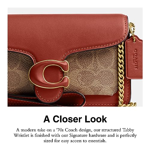 Womens Coated Canvas Wristlet L9030