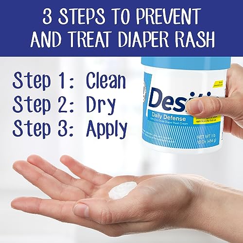 Diaper Rash Cream with 13% Zinc Oxide, Hypoallergenic, 16 oz H749803
