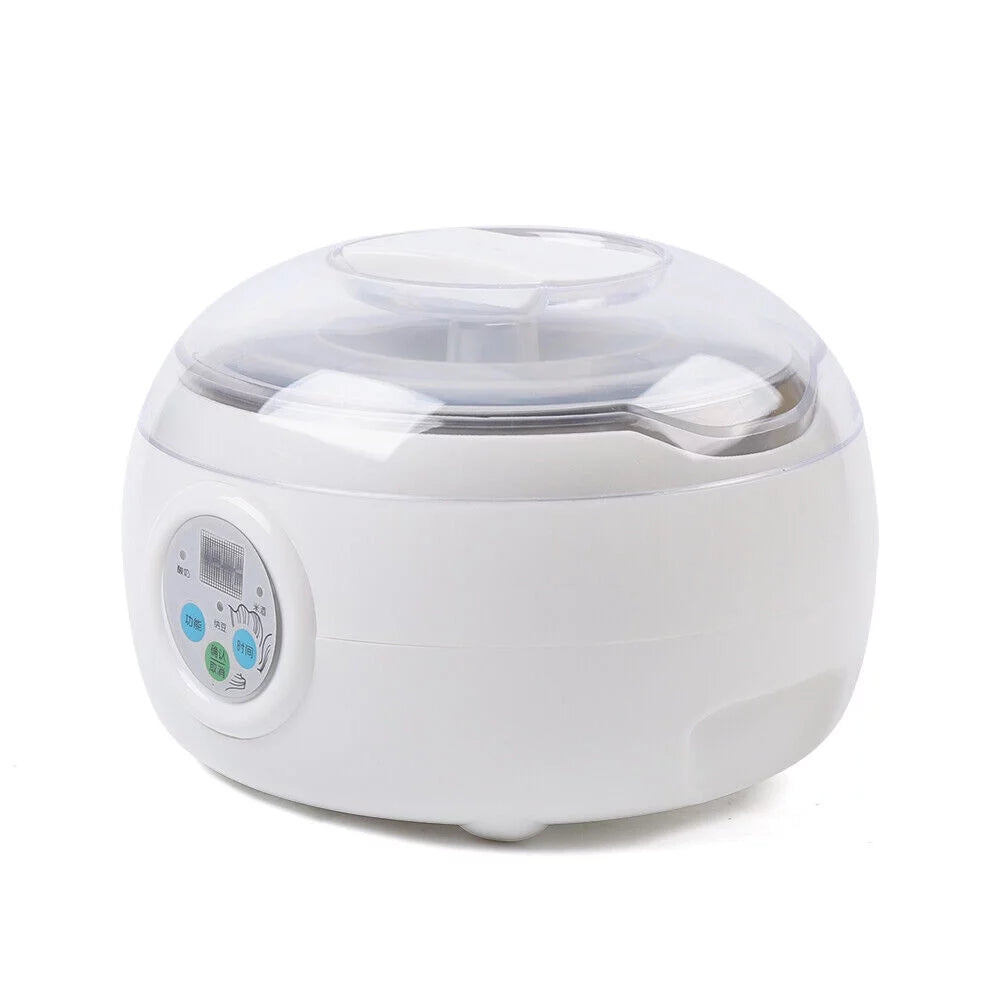 1.5L Yogurt Maker, Stainless Steel Automatic Digital Machine for Yogurt Natto B3267