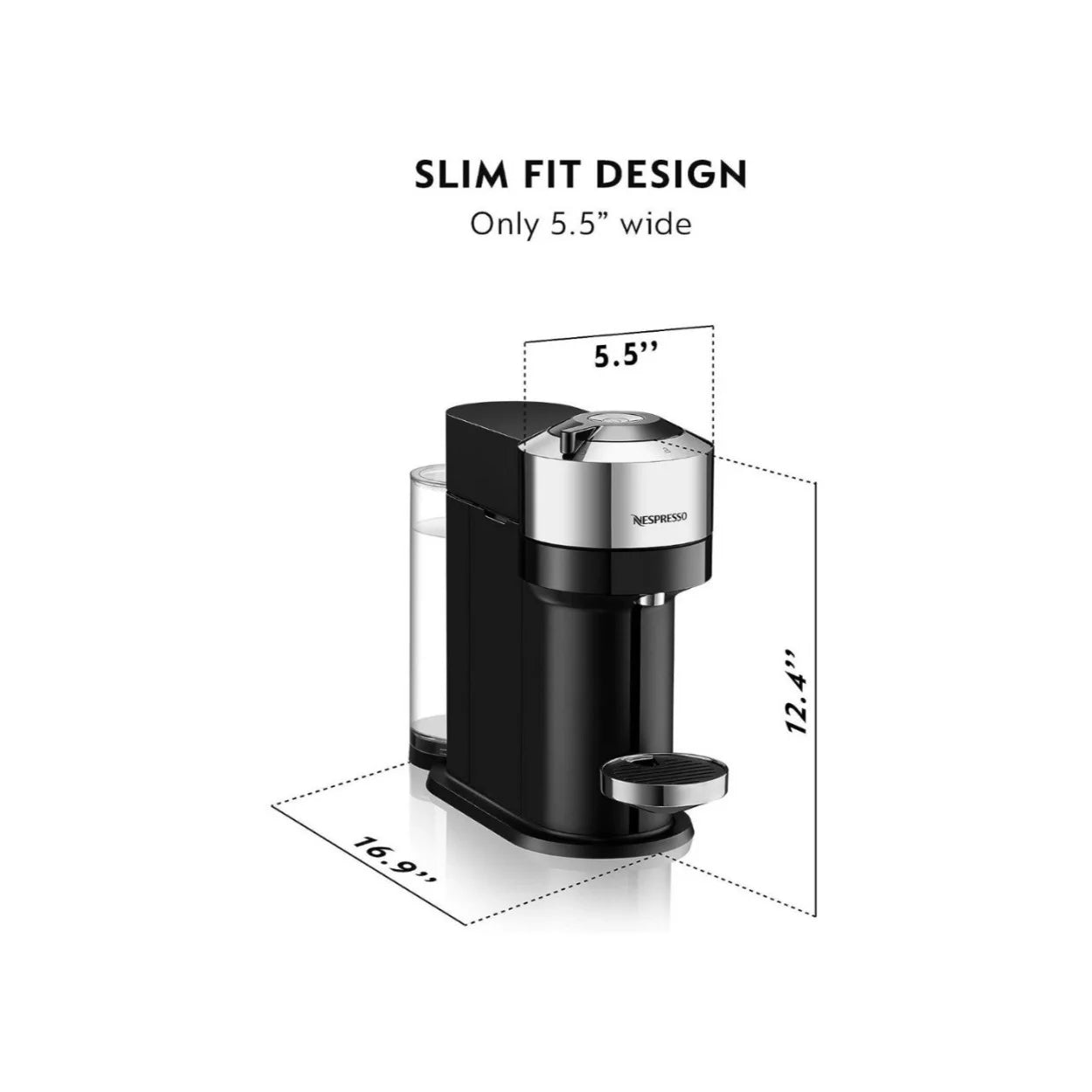Compact Coffee and Espresso Machine with Sample Pack H431734