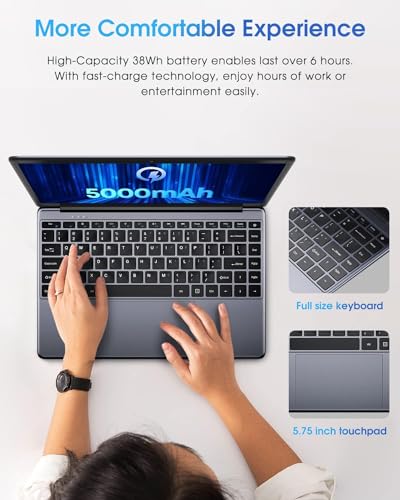 14.1'' Laptop, 256GB SSD, 8GB RAM, Windows 11, Intel Celeron N4020, FHD IPS Display K9652