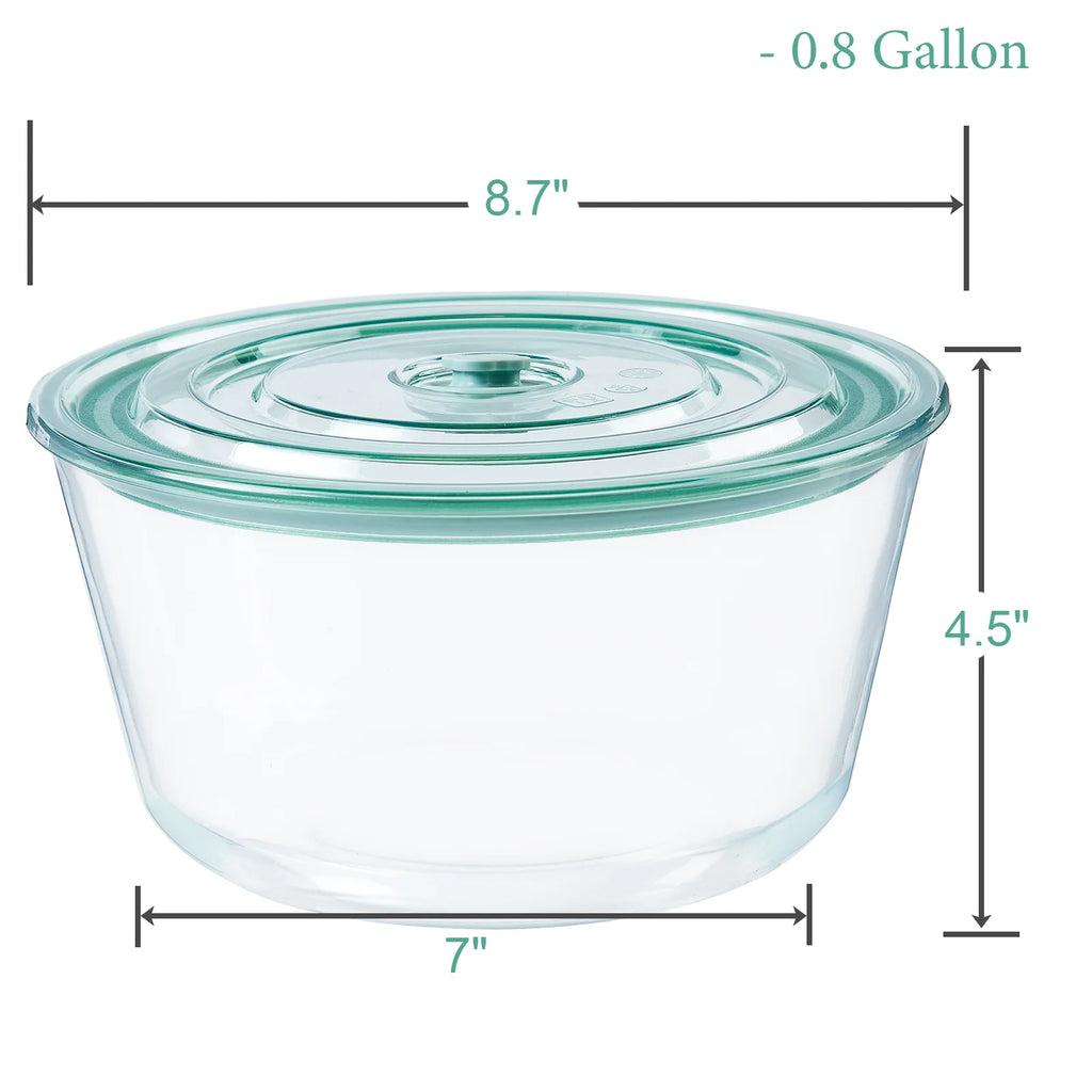 Large Trifle Bowl with Lid for Layered Desserts I5230
