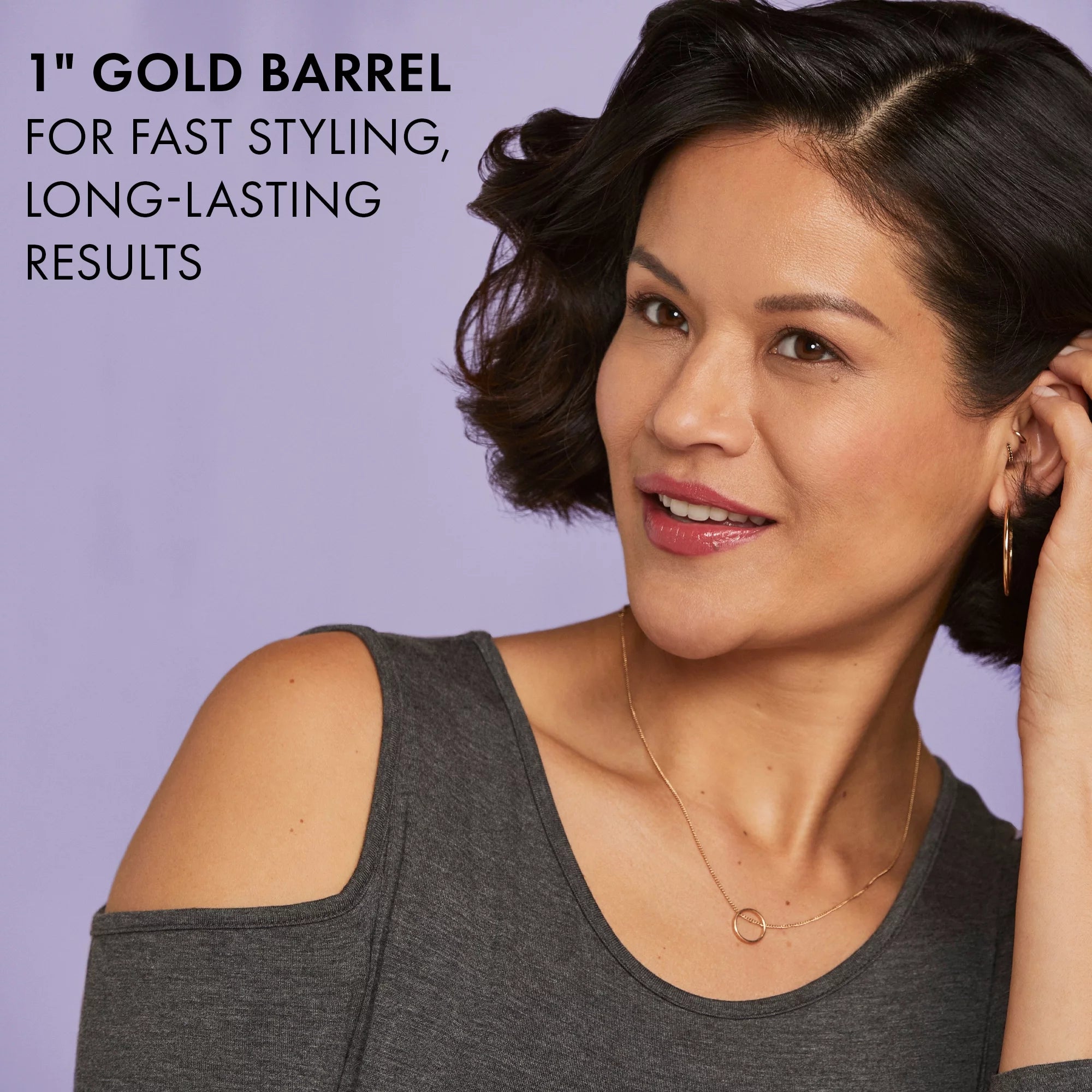 1" Gold Curling Iron M5055