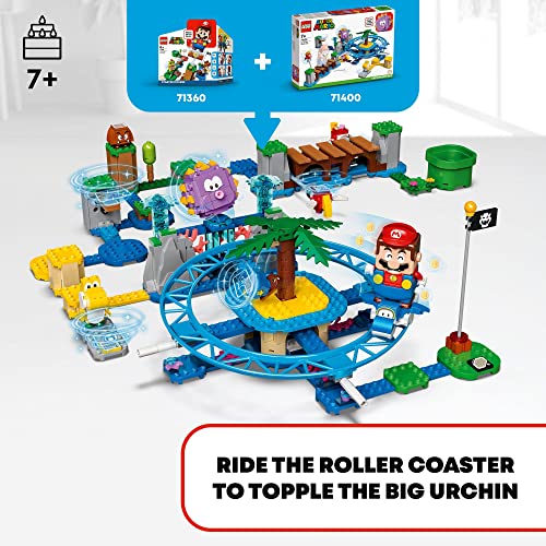 Super Mario Big Urchin Beach Ride Expansion Set Building Kit Z904