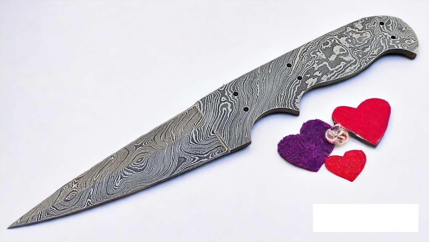 Damascus steel Full Tang Blank Blade Knife Blank for Knife Making P547757