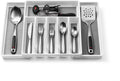 Expandable Cutlery Drawer Organizer, Flatware Drawer Tray for Silverware, Serving Utensils, Multi-Purpose Storage for Kitchen, Office, Bathroom Supplies
