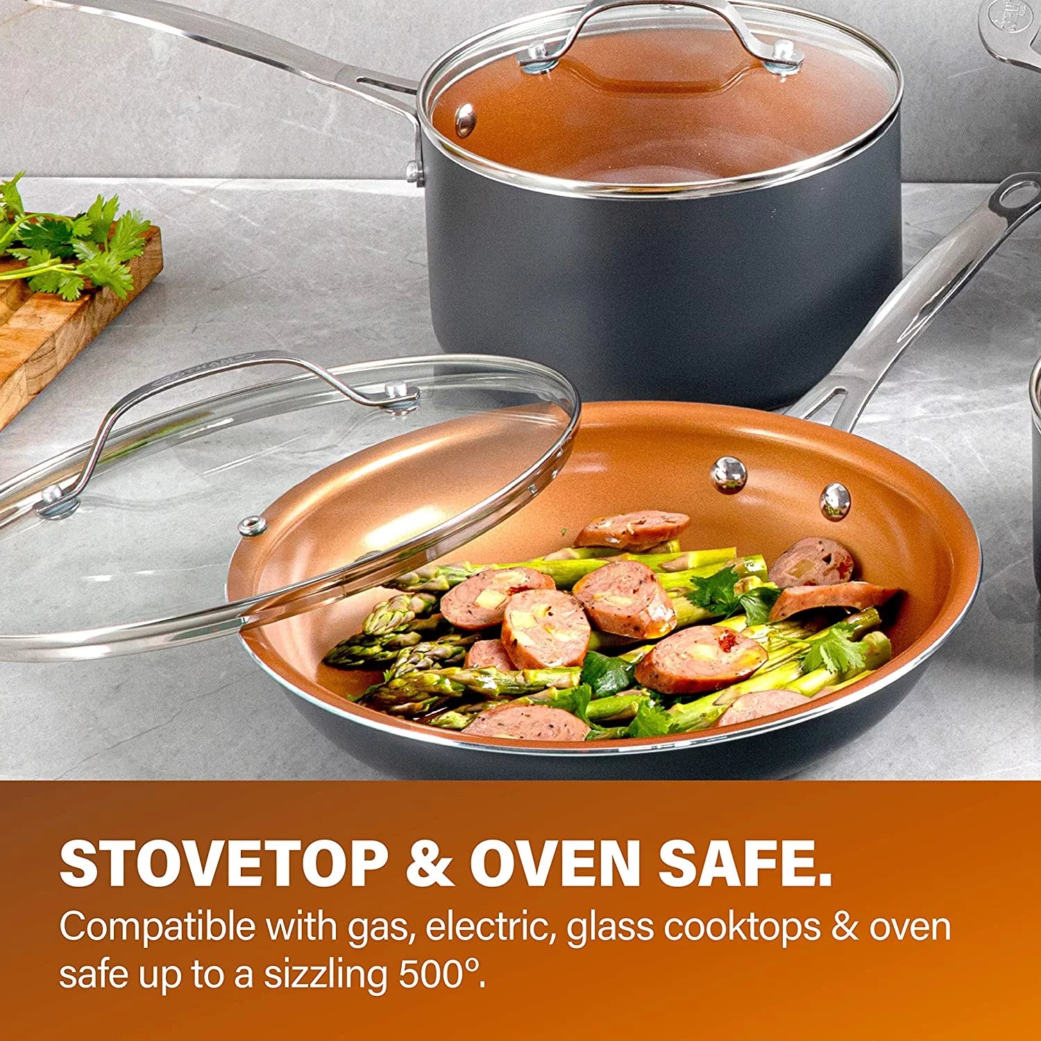 Non-stick Cookware Set, Dishwasher Safe, Pots and Pans P757402
