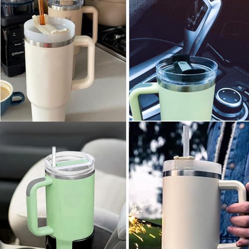 40oz Tumbler Lid Replacement, Spill Proof Splash Resistant Reusable Cover U653187