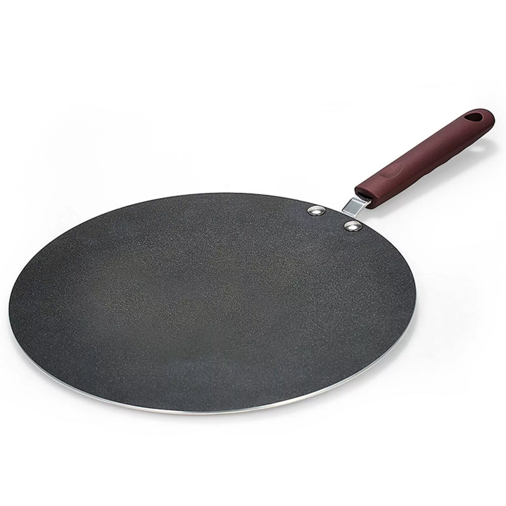 Gecheer Pancake Pan Crepe Maker Flat Pan Griddle Pan with Spreader & Spatula Crepe Maker Griddle