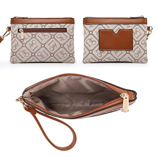 Monogram Satchel Purse Large Tote Ladies Handbag Shoulder Bags Top Handle Work Bag 2pcs Set I859