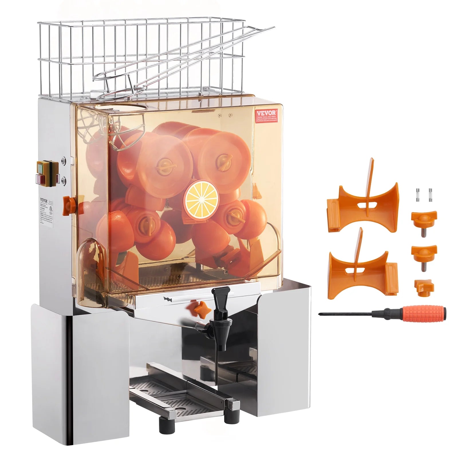 Commercial Orange Juicer Machine 120W Juice Squeezer Extractor S378