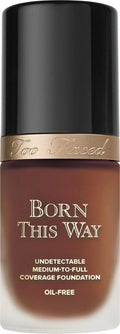 Too Faced Born This Way Oil Free Foundation Sable 1oz/30ml New With Box