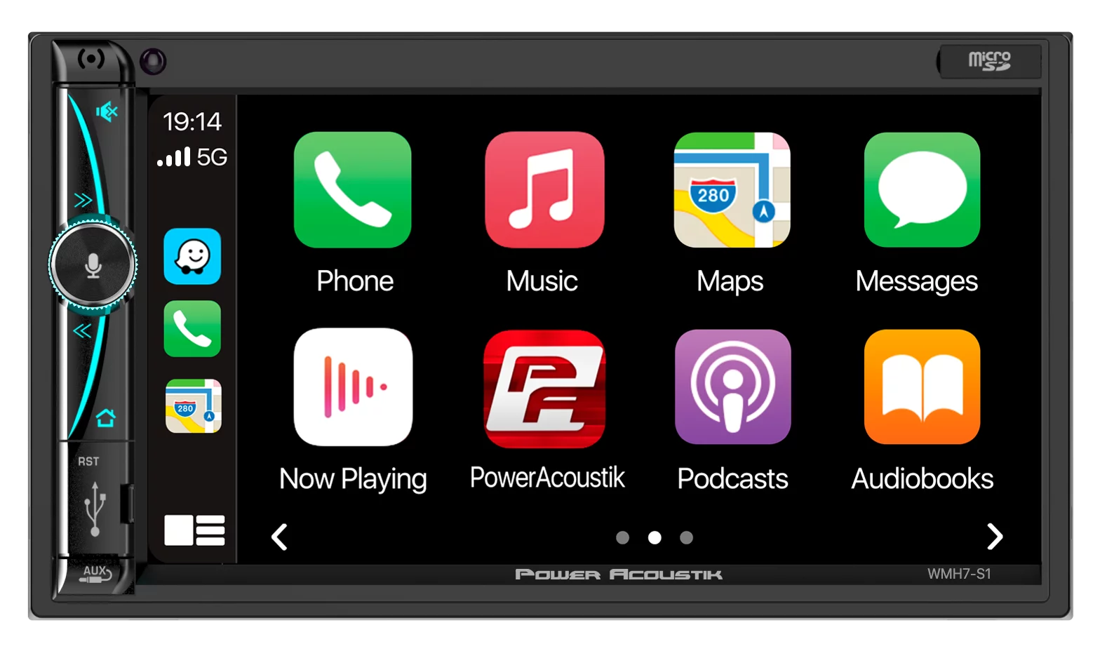 7" Mechless HD LCD Car Stereo with Bluetooth and 6.5" Speakers E5197