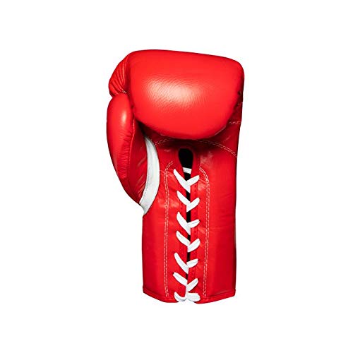 Pro Fight Gloves - Lace Up Boxing Glove for Competition, Sparring & Training H718
