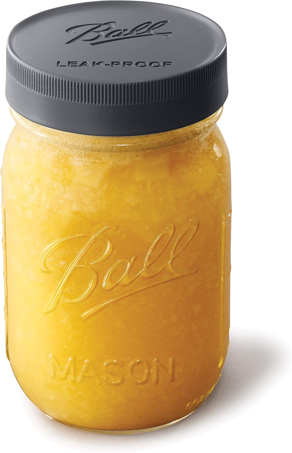Black Plastic Leak-Proof Lids for Canning Jars, 6-Pack E6789
