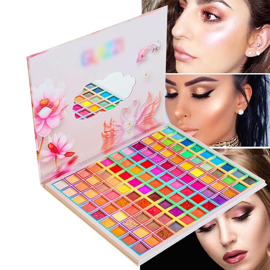 Matte Glitter Eyeshadow Palette, Waterproof, 99 Colors M463