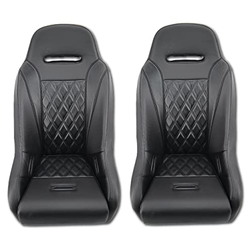 Polaris RZR Suspension Seats ((Apex) Bucket Seat (PAIR), Red)
