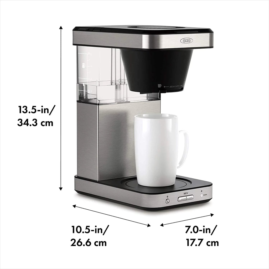 Stainless Steel 8 Cup Coffee Maker D415