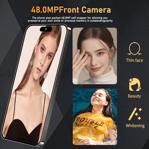Unlocked Smartphone, 6.7" HD Screen, 108MP Camera, Dual SIM, 6800mAh Z3539