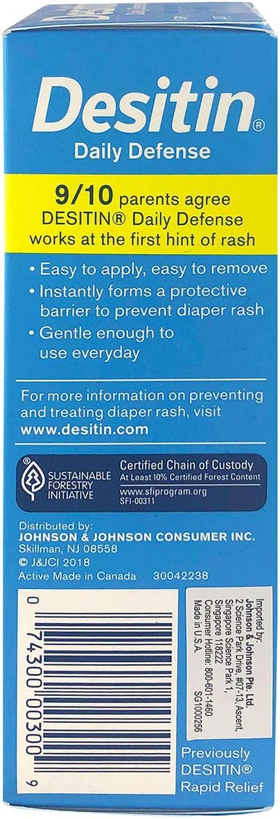 Diaper Rash Cream, 2 oz Tube B3925