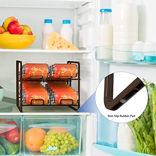Soda Can Organizer for Refrigerator, 2 Pack O2472
