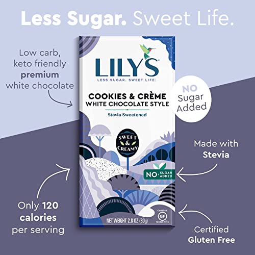 White Chocolate Style No Sugar Added Sweets Bars P65186