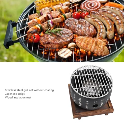 Mini Portable Charcoal BBQ Grill for Camping N44383
