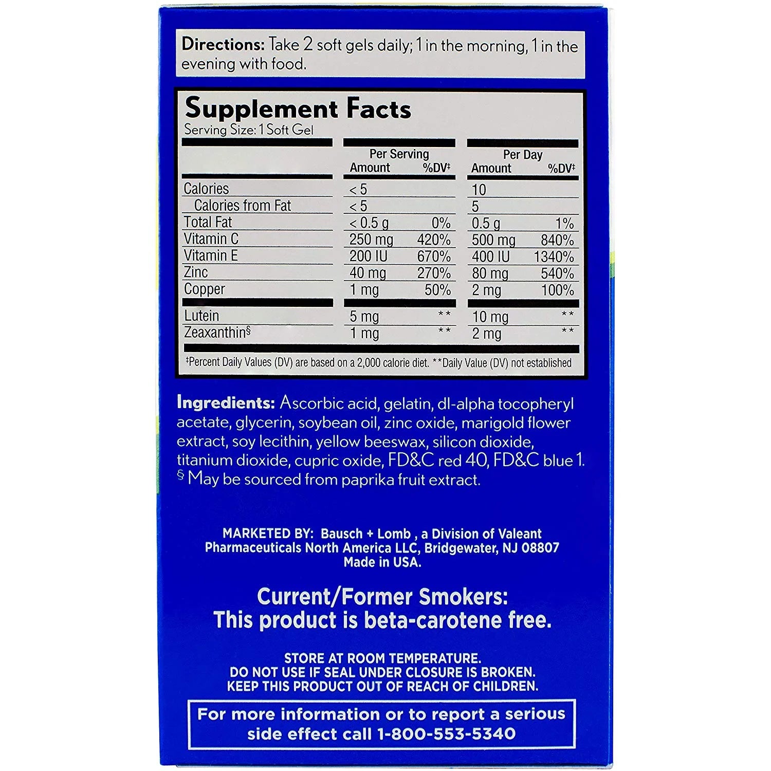 Vitamin & Mineral Supplement Soft Gels 120 Ct. U8361