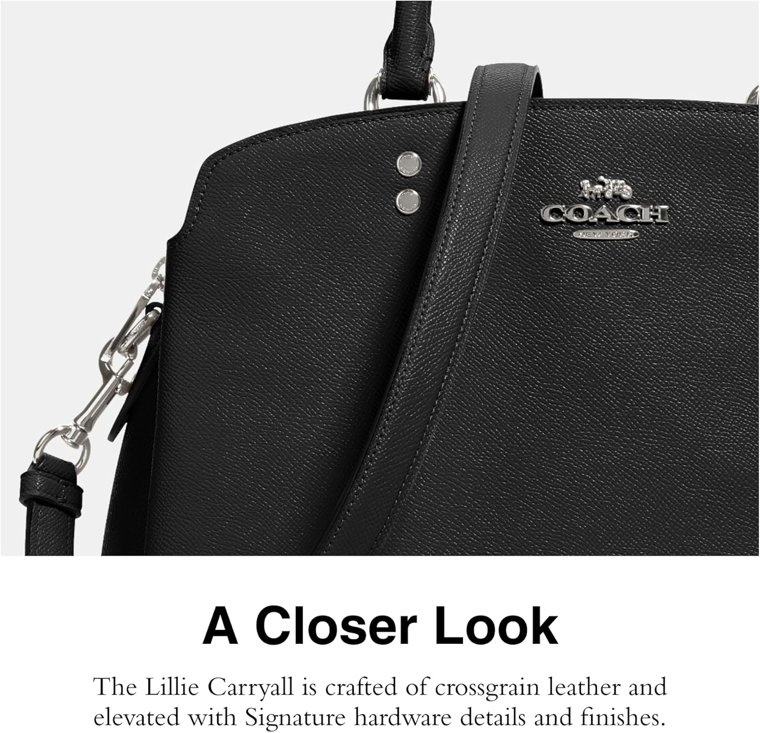 Carryall Handbag, Black E87161