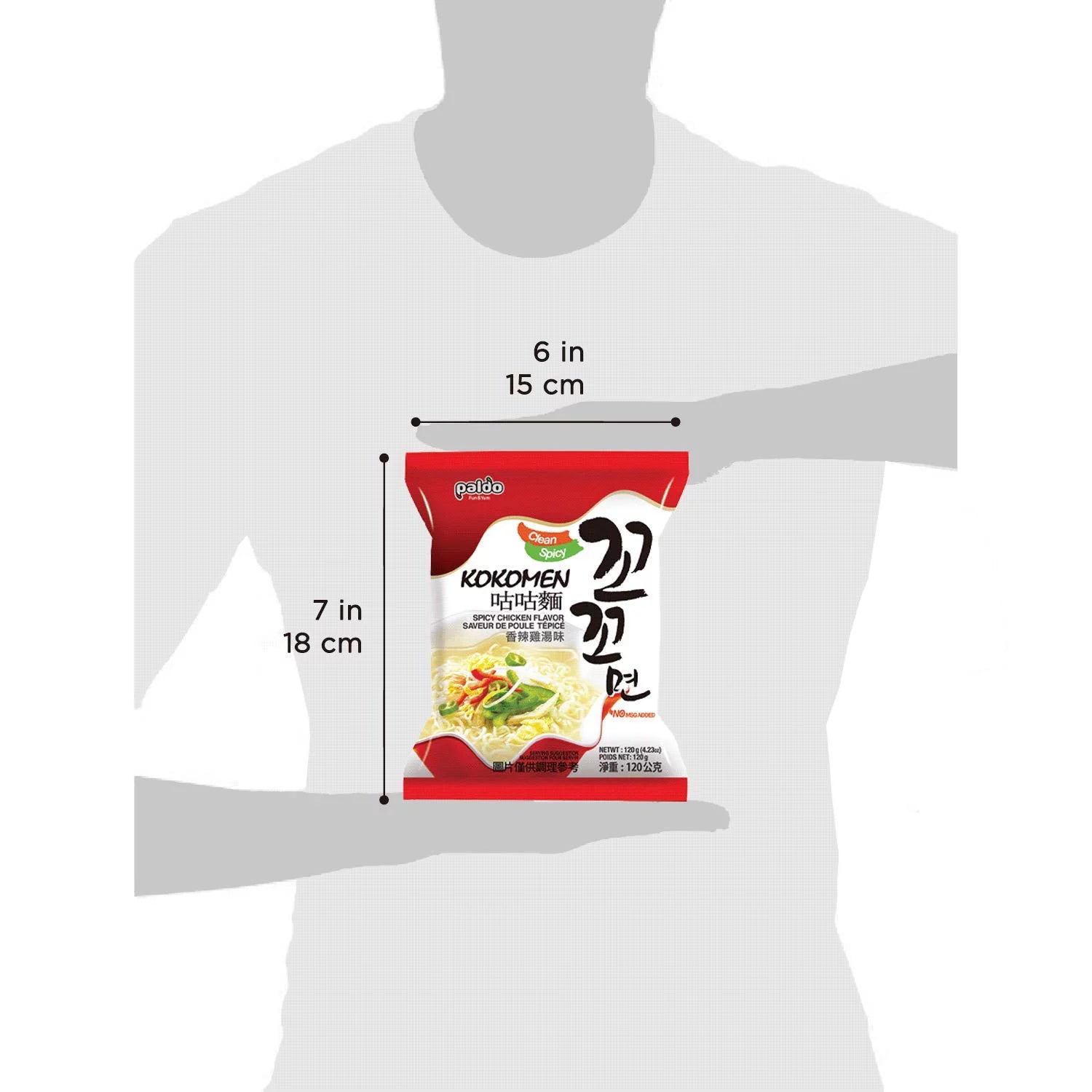 Hot Spicy Instant Ramen Noodles with Chicken Broth, 120g x 10 Pack R449275