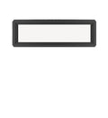 Double Pane Black Vinyl Transom Window 36" x 12" Low-E Tempered Glass Window Argon Gas Window