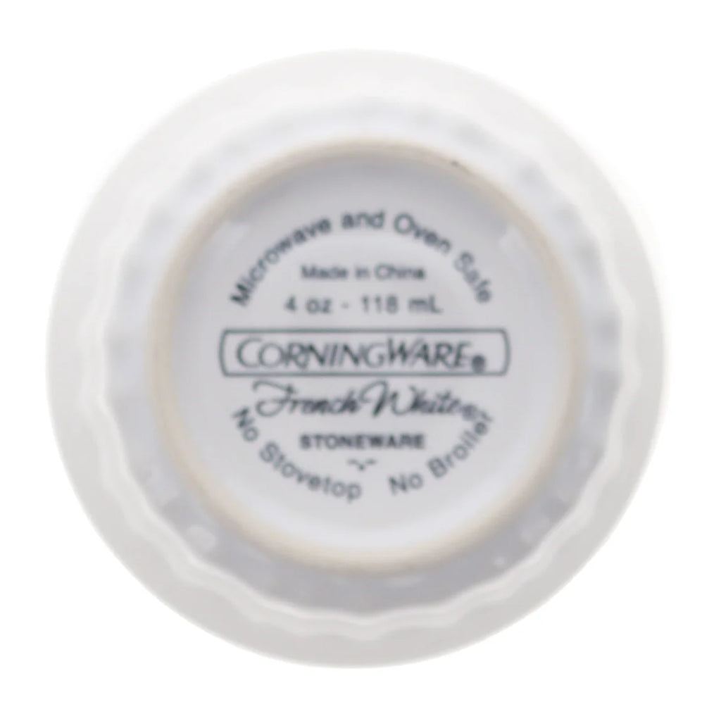 4oz Round French White Ramekins Bowl (2-Pack) K254513